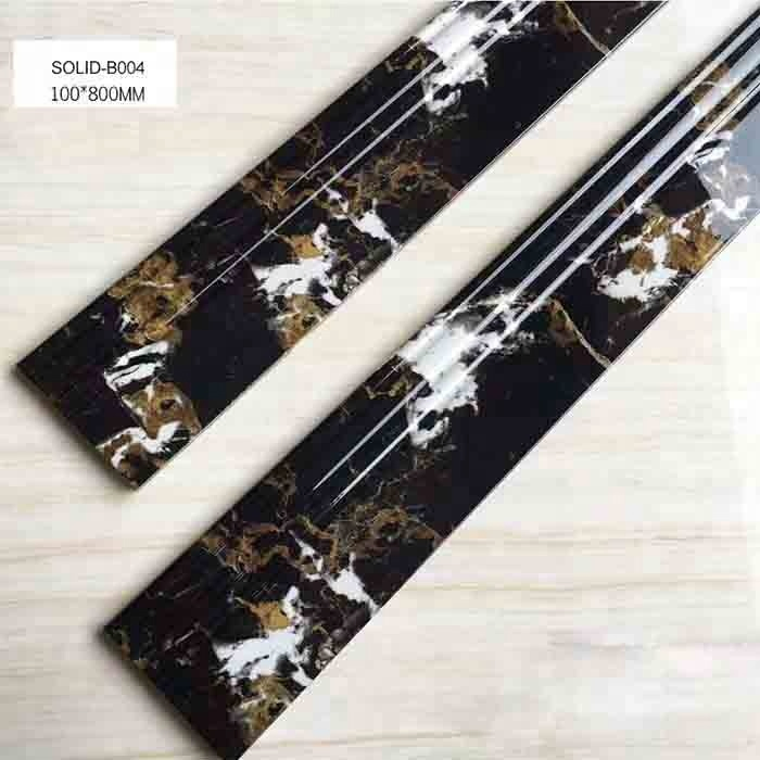 Cheap Artificial Marble Fireproof European Modern Style Tile Baseboard 100*800mm
