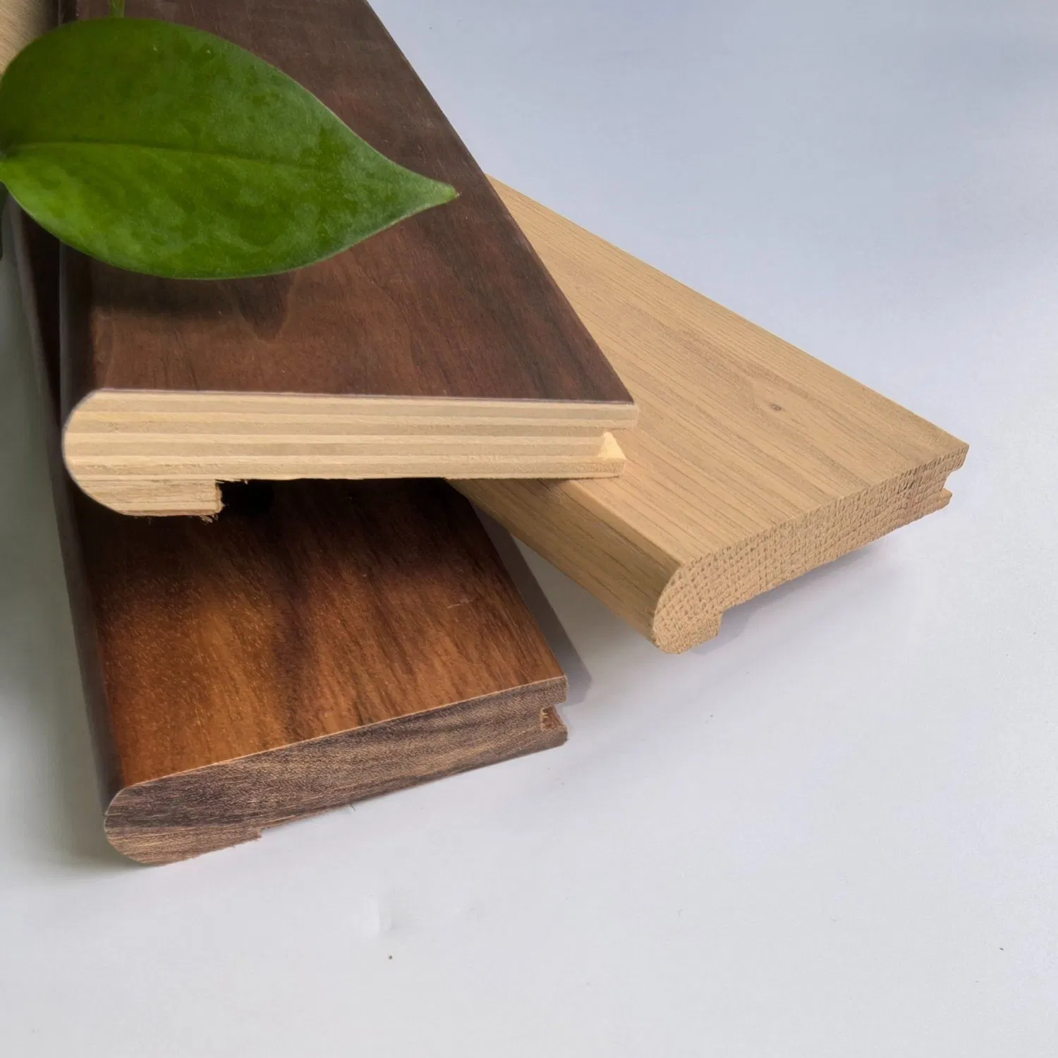 Solid Wood Stair Treads That Minimize Noise and Provide a Quiet