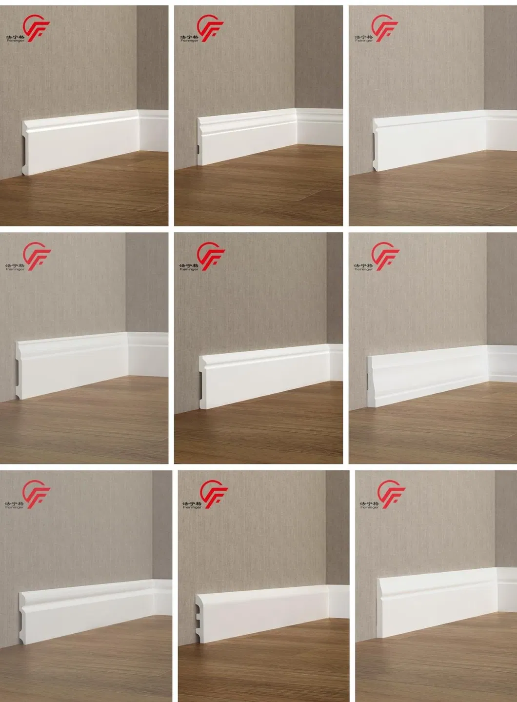 PS Polystyrene Skirting Molding Quick Easy Install