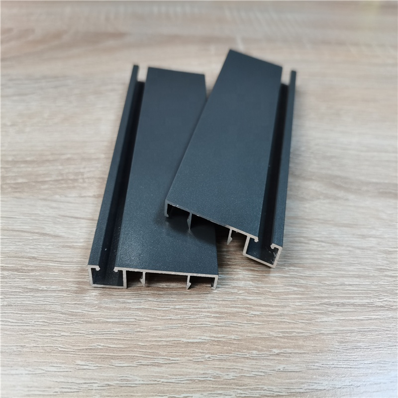 Customized Aluminum Skirting Board with LED Strip Profile Slot Flooring Accessories Baseboard