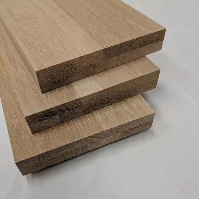 American Oak Wood Beech White Oak Stairs Component Solid Wood Tread Stair