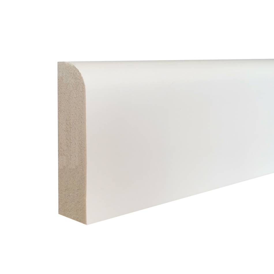 Waterproof White Color Polymer Skirting Board for Flooring