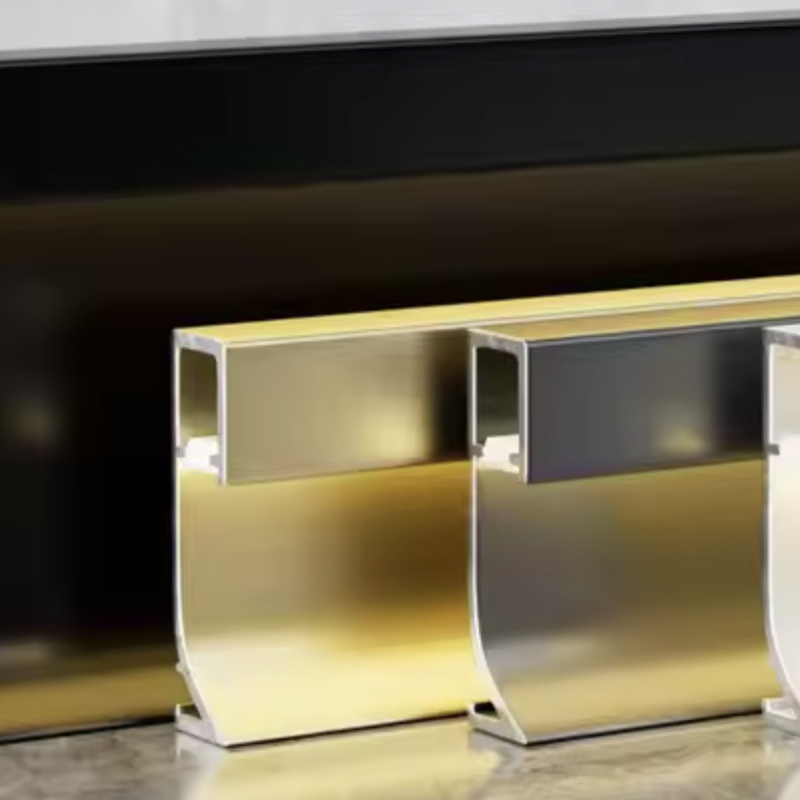 Aluminum Extrusion Profile Skirting LED Channel for Baseboard LED Lighting