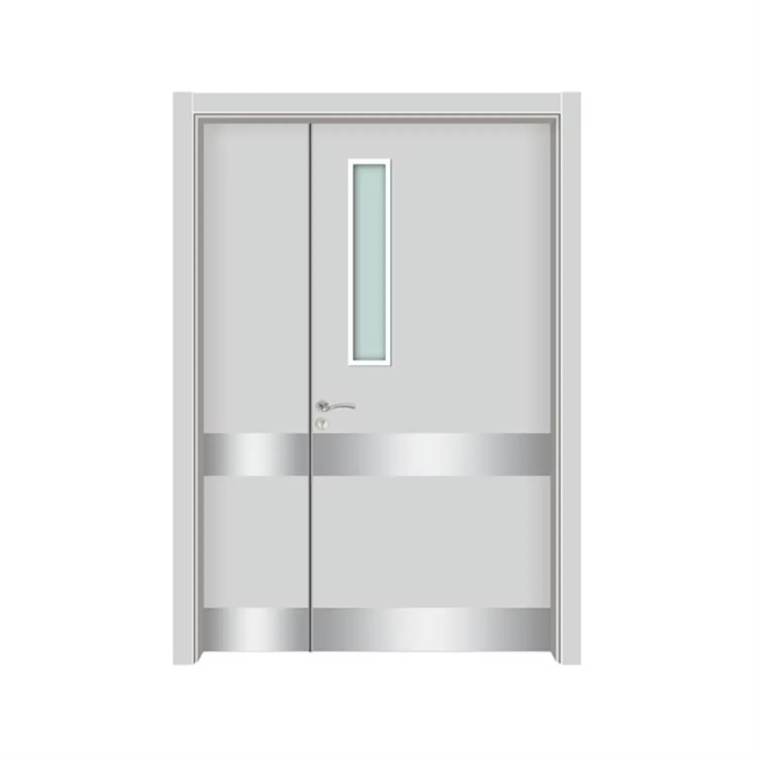 Commercial Office &amp; Apartment American Metal Door Frame for Vision Panel &amp; Other Doors