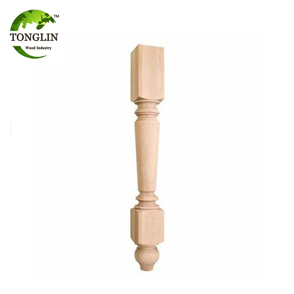 Solid Wood Stair Balustrade with Nice Quality, Wood Stair Post