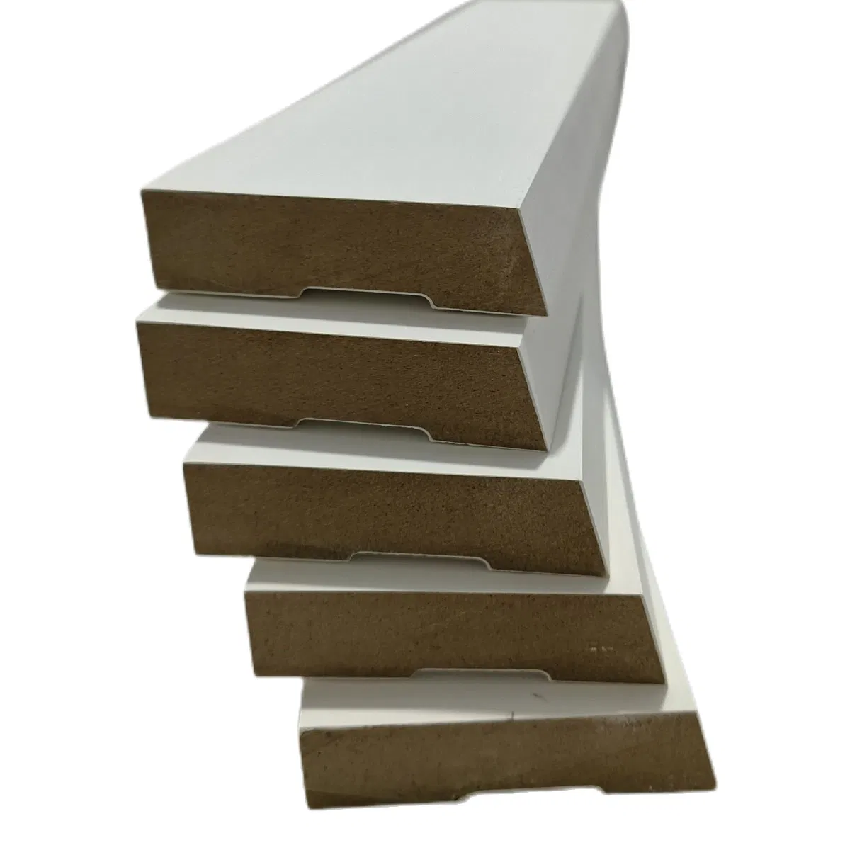 Factory S4s Pine Wood Moulding White Primed Wall Trim