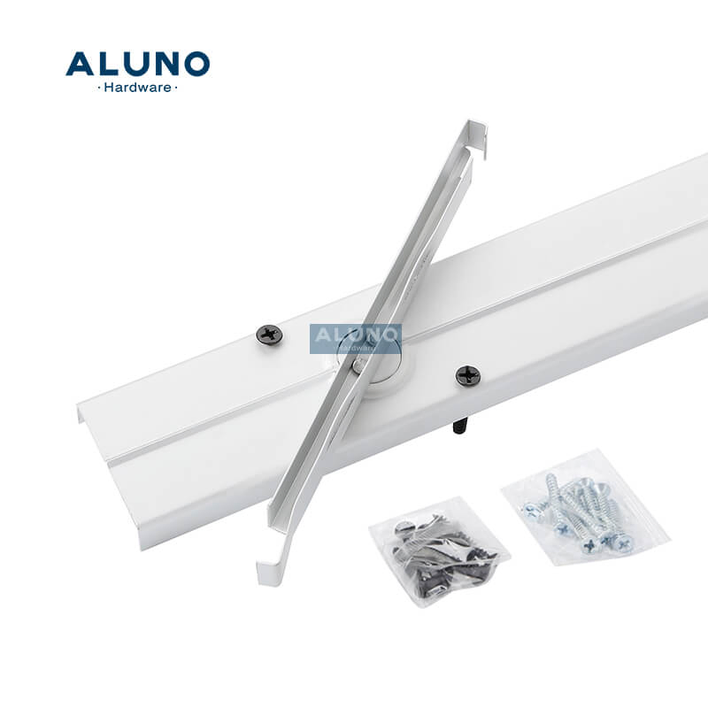 Aluno Easy Assembly Classic Fashion Glossy Hardware Hurricane Shutter Jalousie Window Frame Aluminum Shutter