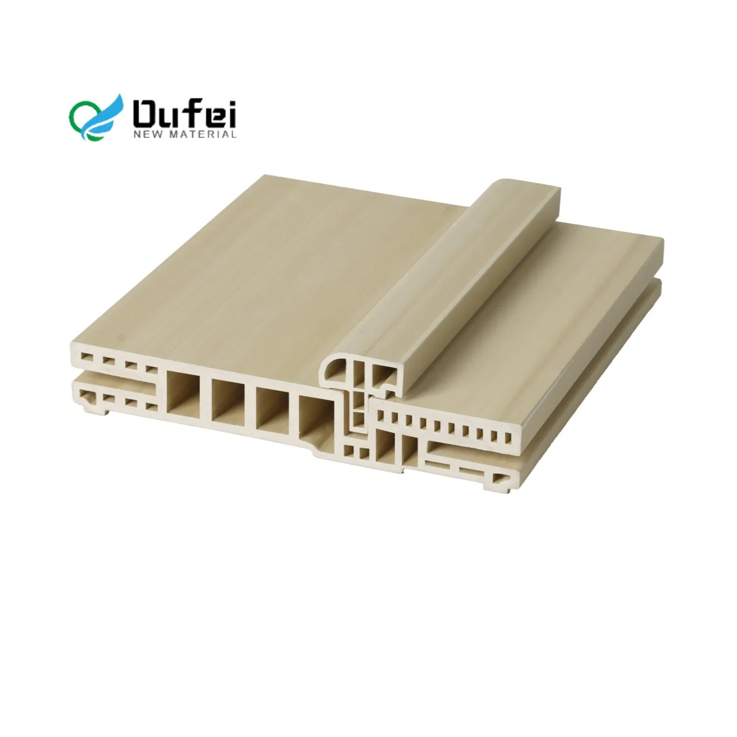 Oufei Manufacturer Waterproof Interior Decorative Raw Finished WPC Door Frame