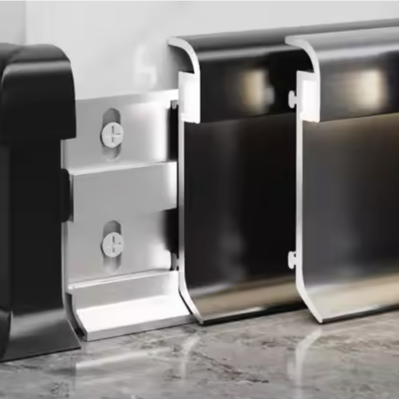 Aluminum Extrusion Profile Skirting LED Channel for Baseboard LED Lighting