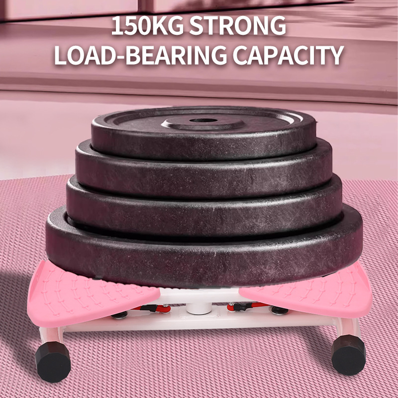 Upgraded Silent Waist Twister Disc with Elastic Pull Rope &amp; Acupressure Home Gym Equipment for Men &amp; Women