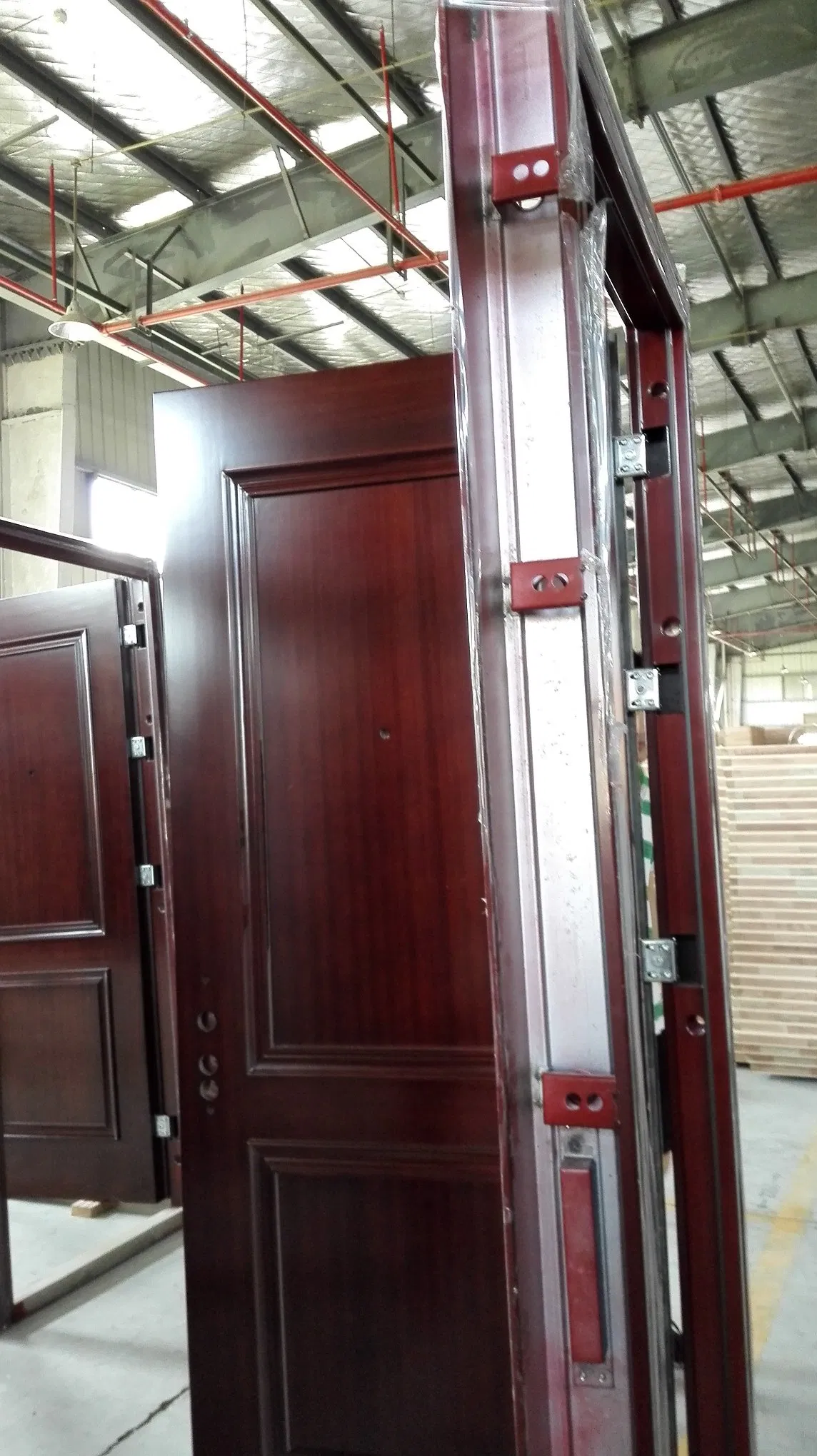 Solid Pine Wood Fire Rated Door Timber Door Frame
