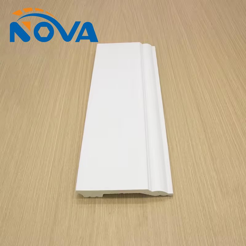Interior Waterproof Easy Install Flooring Skirting Board Baseboard Polystyrene PS Skirting Board