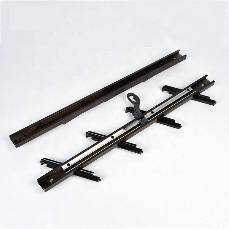 High Quality Security Aluminum Shutter Frame Factory Price Black Frame Adjustable