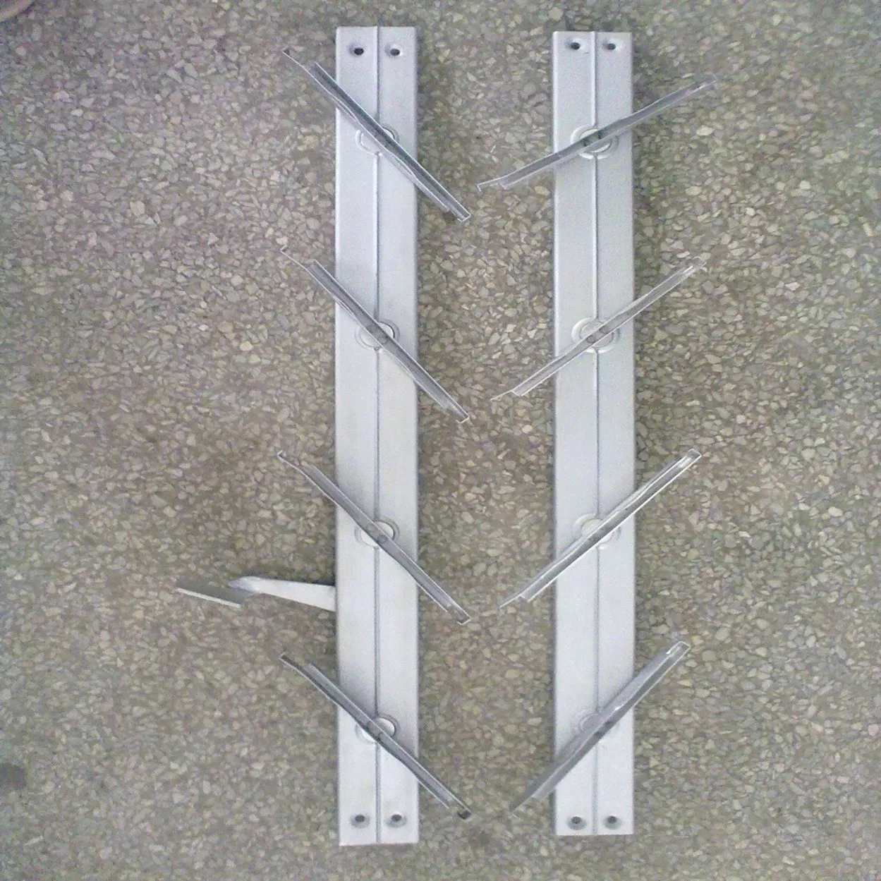 Aluminum Plastic Louver Frames / Shutter Bracket