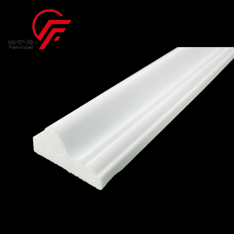 Fine Quality PS Moulding Durable PS Chair Rail Baseboard Moulding for Home Interior Decotation