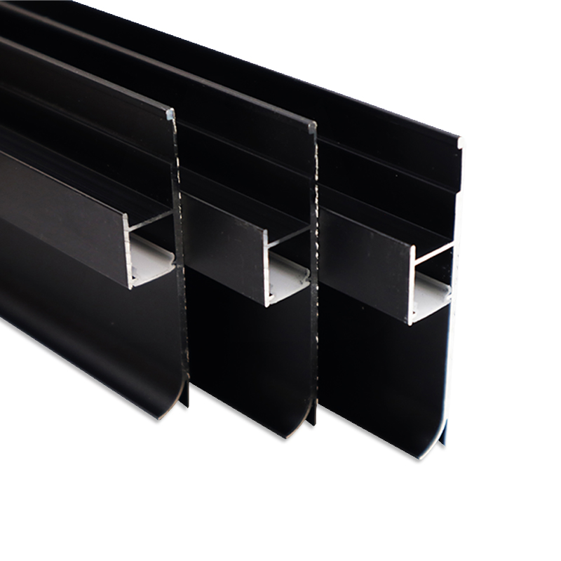 LED Skirting Board Aluminum Profile for Home Renovation Surface-Mounted LED Skirting