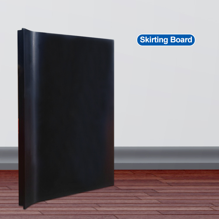 High Quality Waterproof 140mm PVC Floor Skirting Board for Kitchen Cabinet