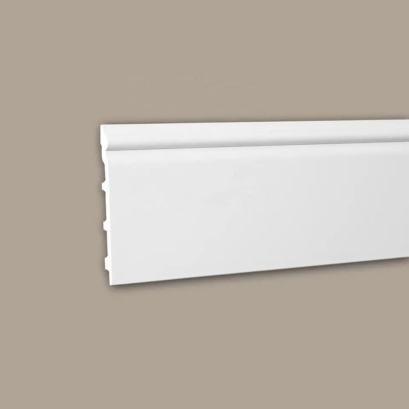 French Style PS Polystyrene Chair Rail Baseboard Moulding for Home Decoration