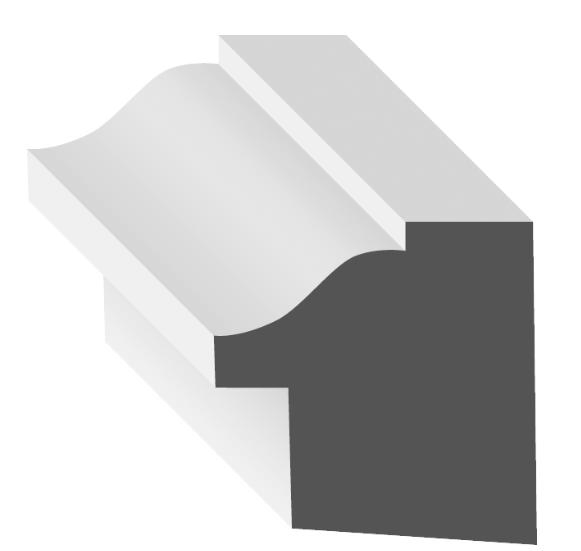 Potentech House Decoration PVC Moulding Backband Window Casing