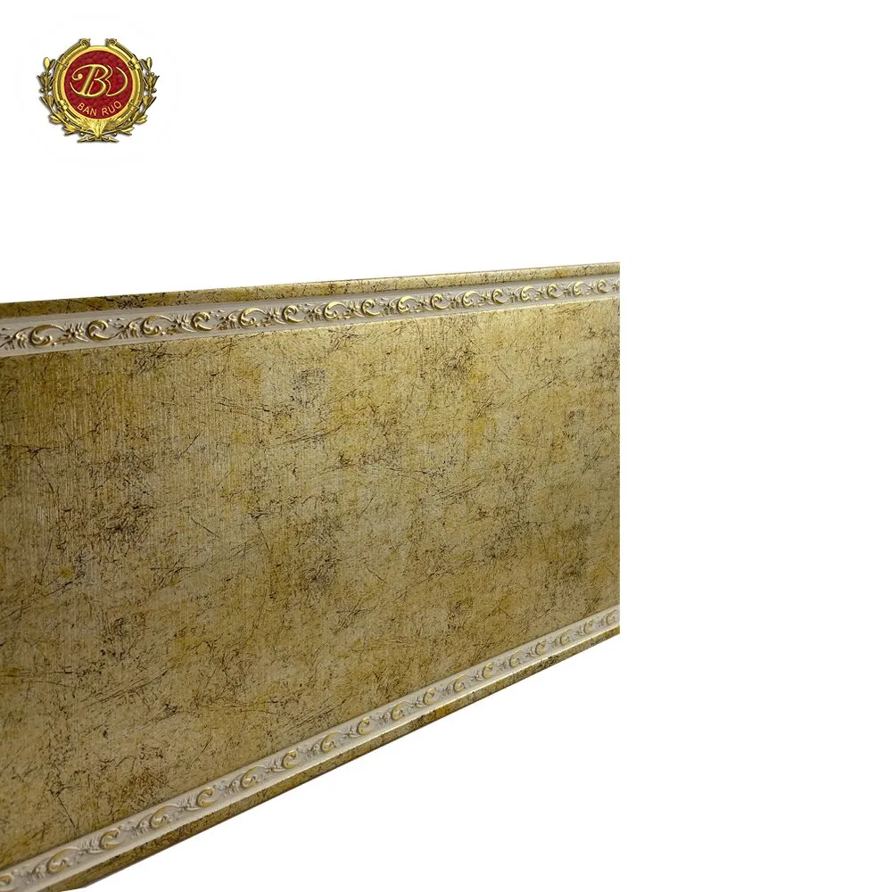 European Luxury Decorative Polystyrene Flat Chair Rail Picture Frame Moulding