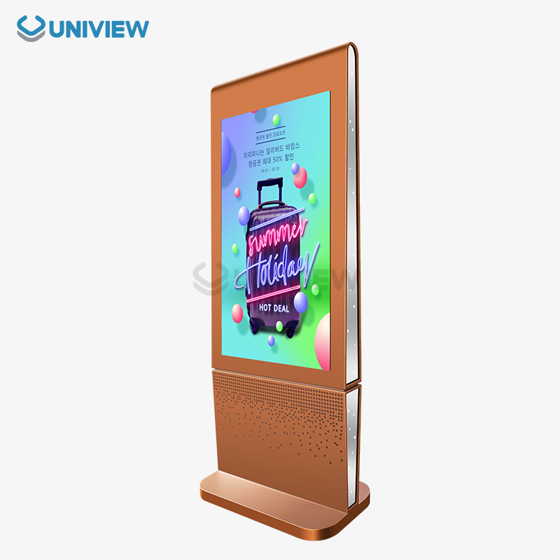 Uniview Brand 2K Resolution Shopping Mall Simple Shape Indoor Capacitive Touch Restaurant LCD Digital Signage