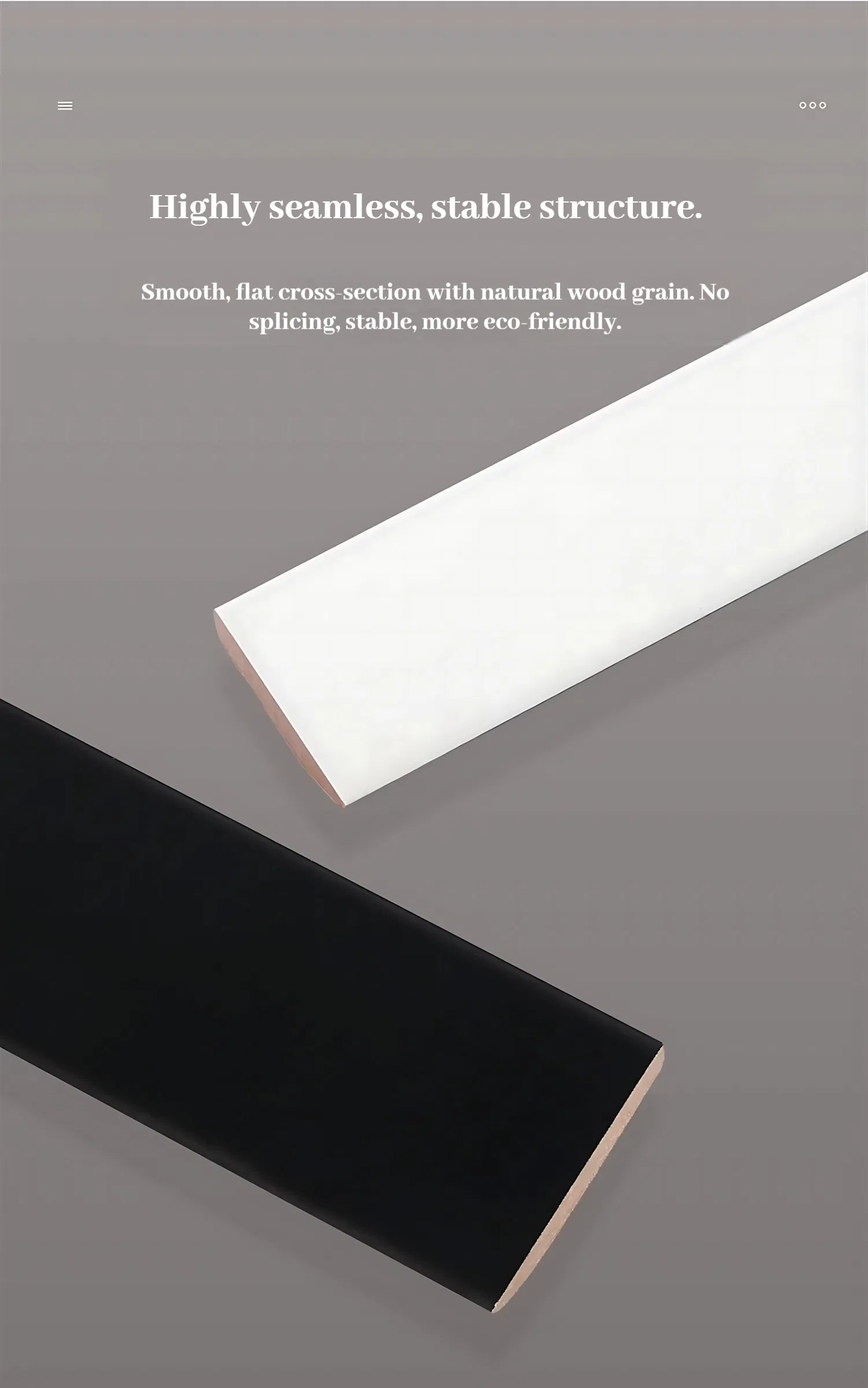 Modern White Baseboard