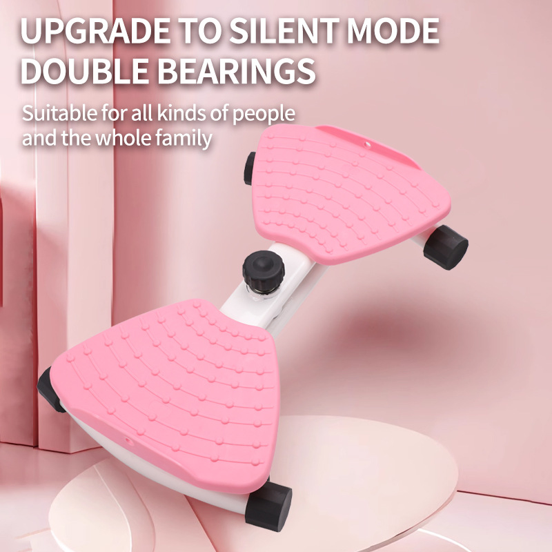 Upgraded Silent Waist Twister Disc with Elastic Pull Rope &amp; Acupressure Home Gym Equipment for Men &amp; Women