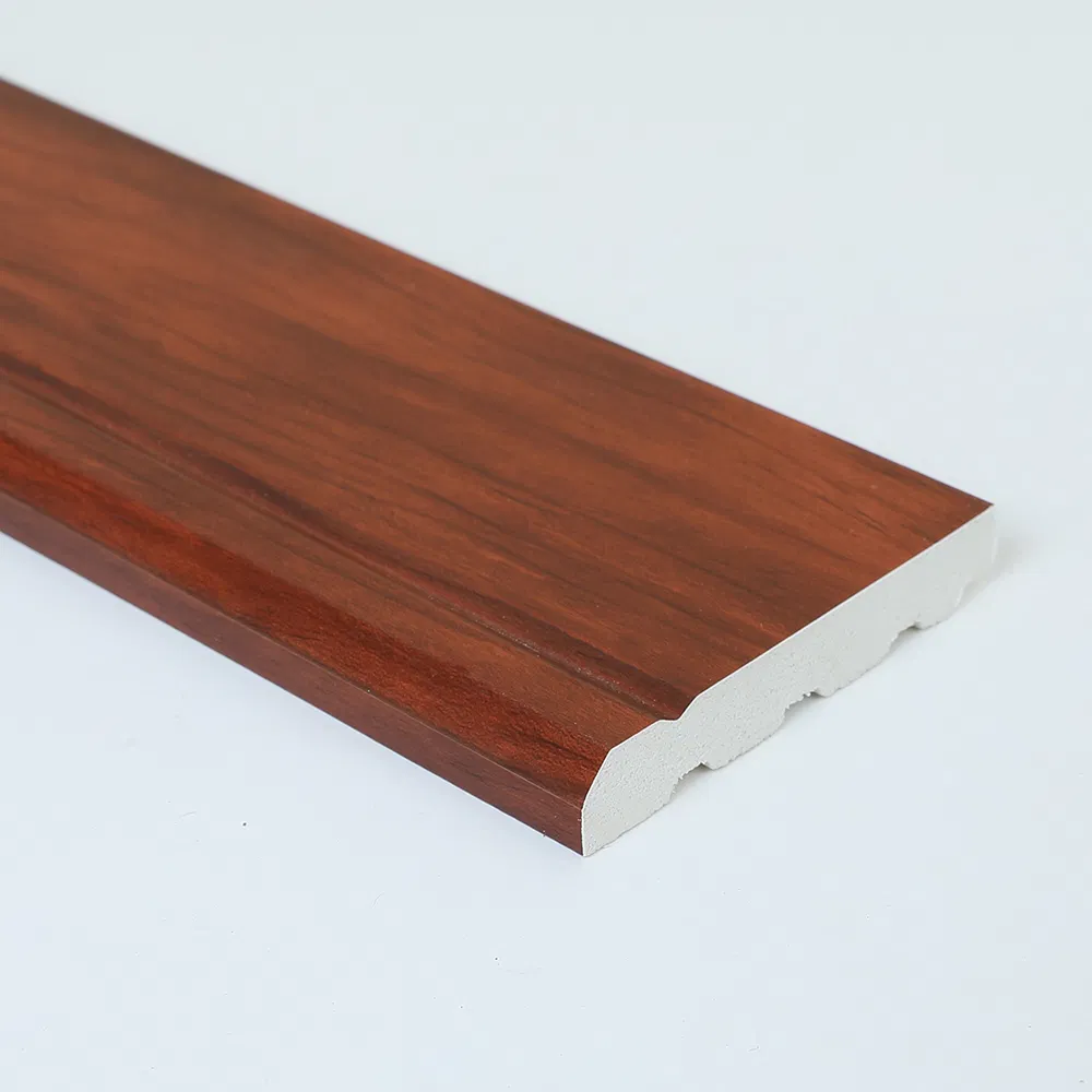 Modern White PS Skirting Lines Plastic Baseboard Flooring Molding