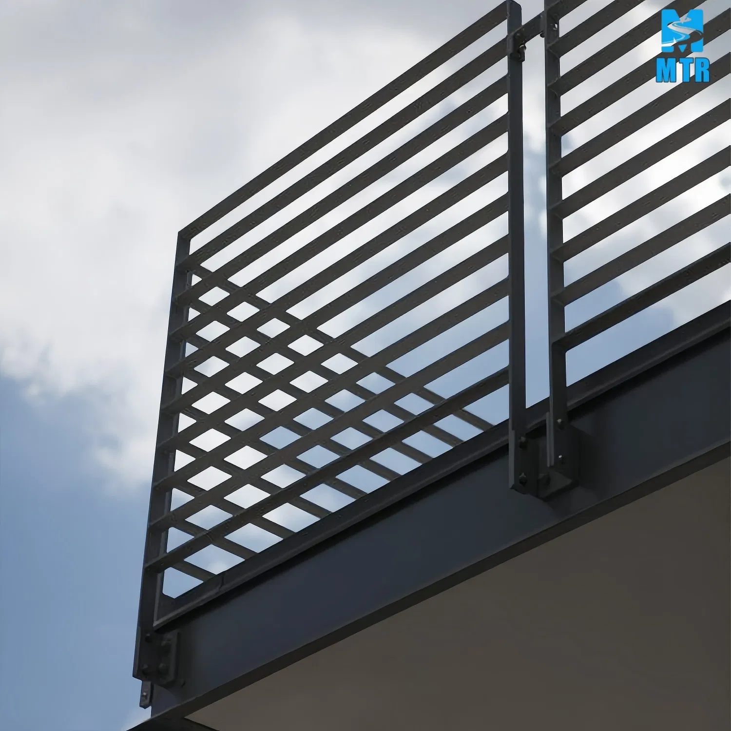 Popular Modern Style Metal Balustrade Design Aluminum Fence for Balcony and Stair