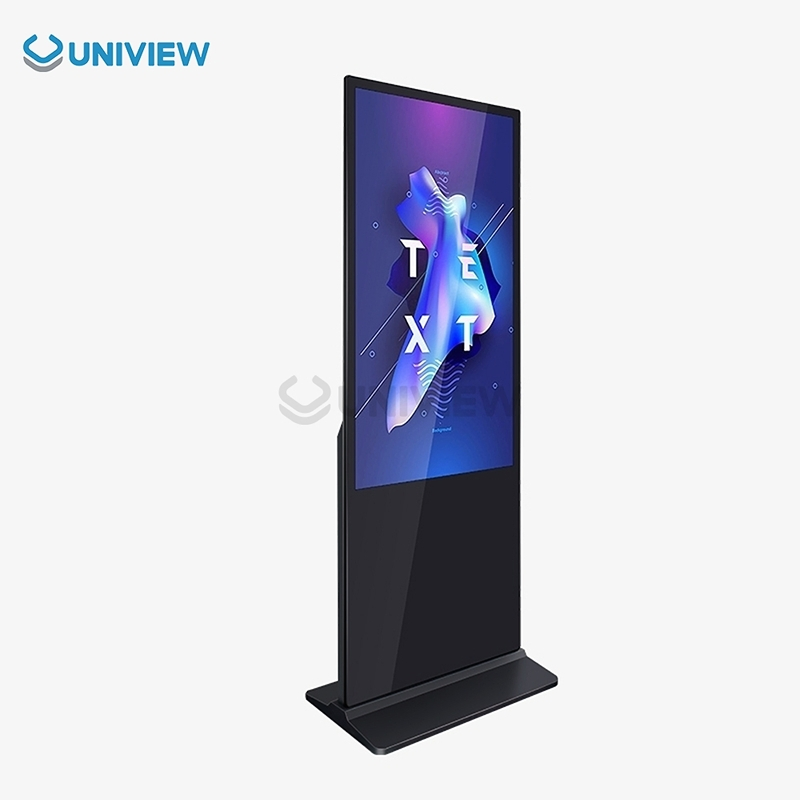 Uniview LCD 49inch Customizable Floor Standing Touch Screen Advertising Software Driver Board Version Advertising Display 2K or 4K Display