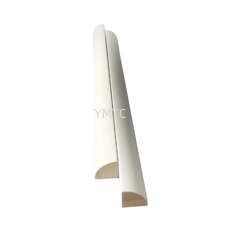 White Primed Finger-Joint Pine Wood Quarter Round Shoe Moulding for Floor