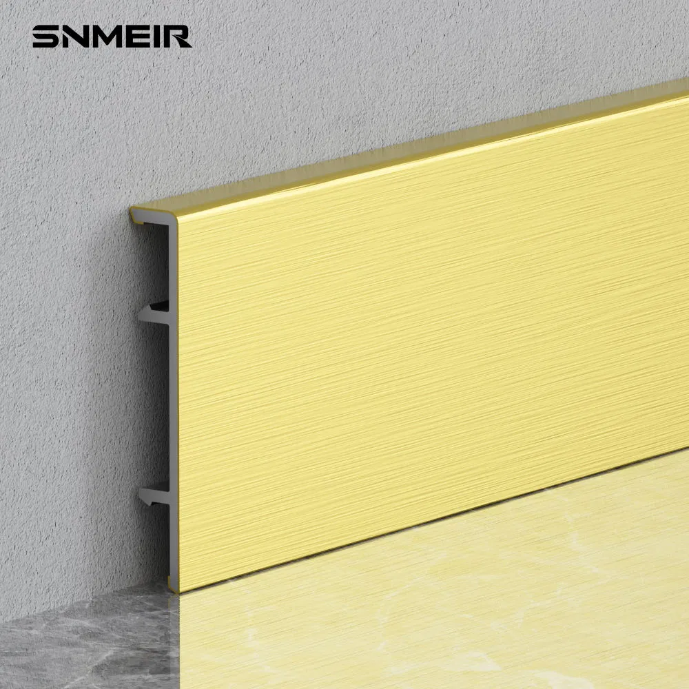 Senmry Flooring Accessories Stainless Steel Skirting Board LED Base Board Profiles