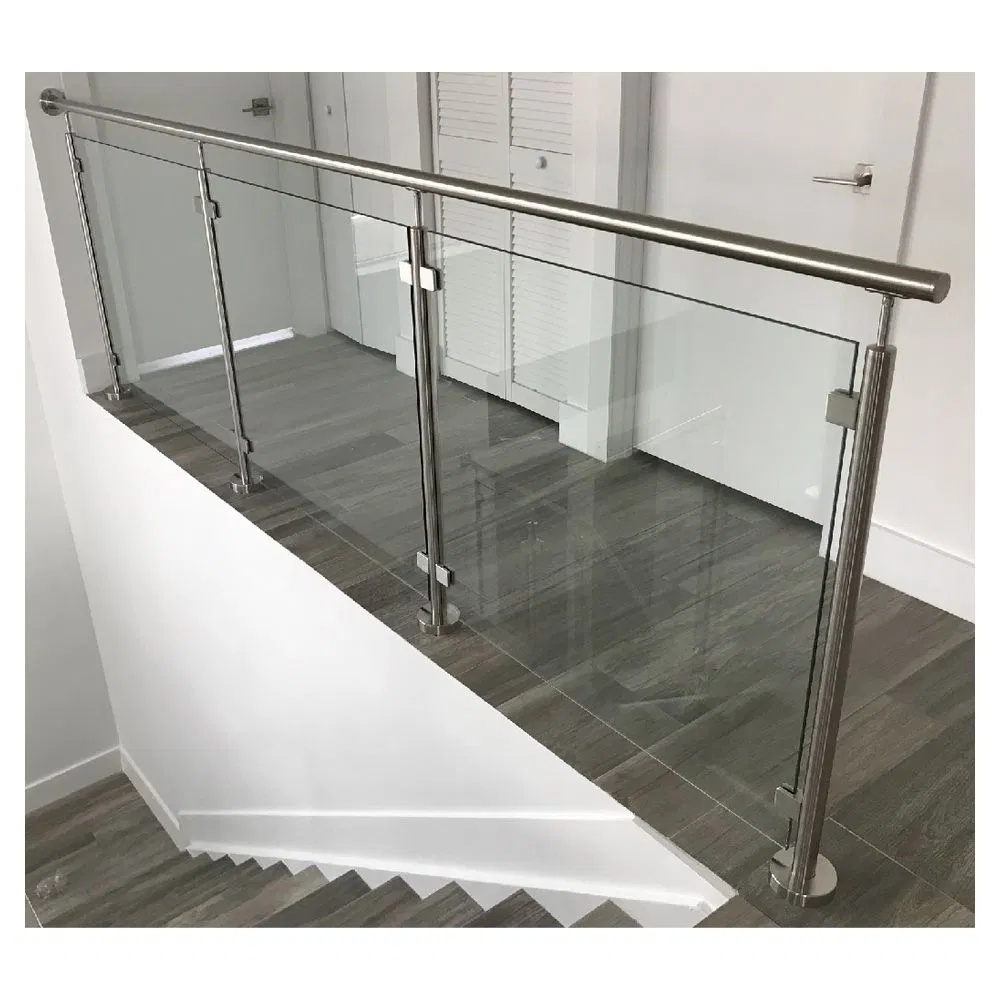 Handrail Sleek Contemporary Stainless Steel Balustrade Stairs Railing