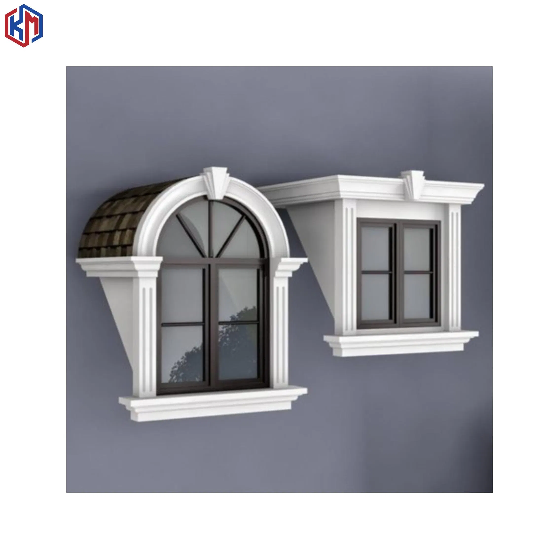 Factory Price Gfrc Precast Component Window Casing Lightweight Easy Installation Grc Window Frame Moulding