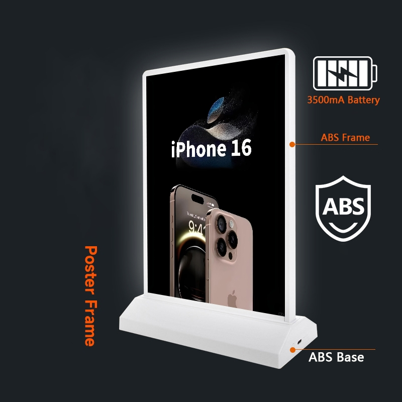 Photo Frame LED Signage A4 LED Menu Board for Bar Store Restaurant Advertising