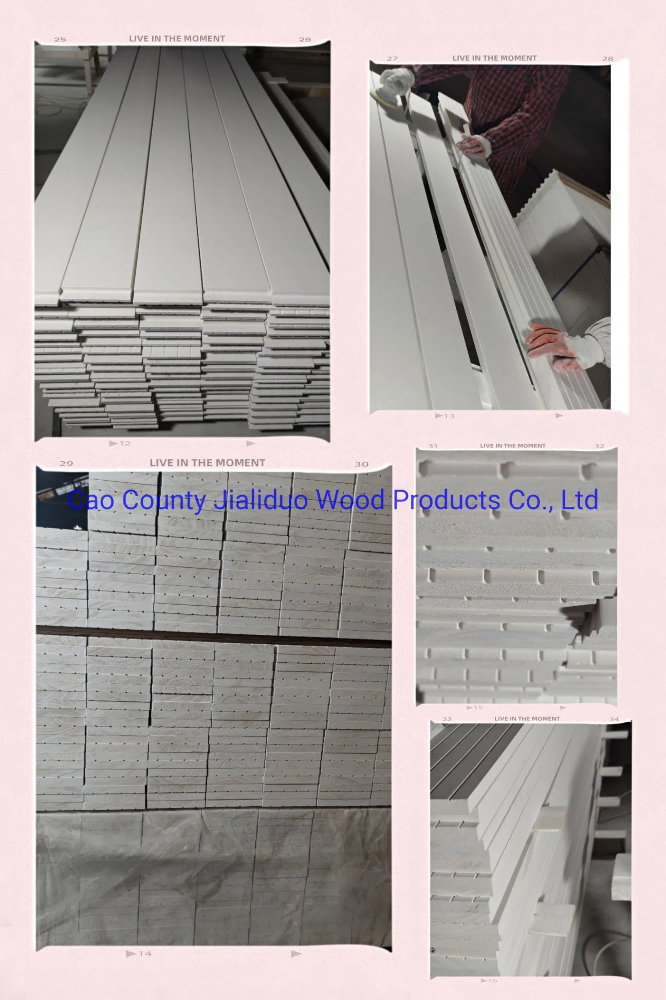 White Finger Jointed S3s Boards Waterproof Mouldings