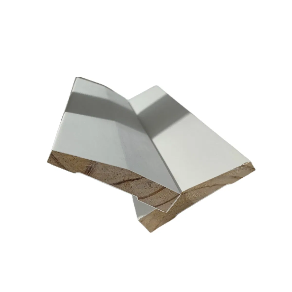 Factory Wholesale Custom Modern White Primed Solid Wood Radiata Pine MDF Skirting and Baseboard Wooden Moulding