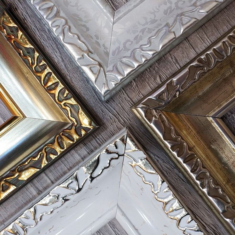 Oil Painting Photo Frames Luxurious PS Picture Frame Moulding