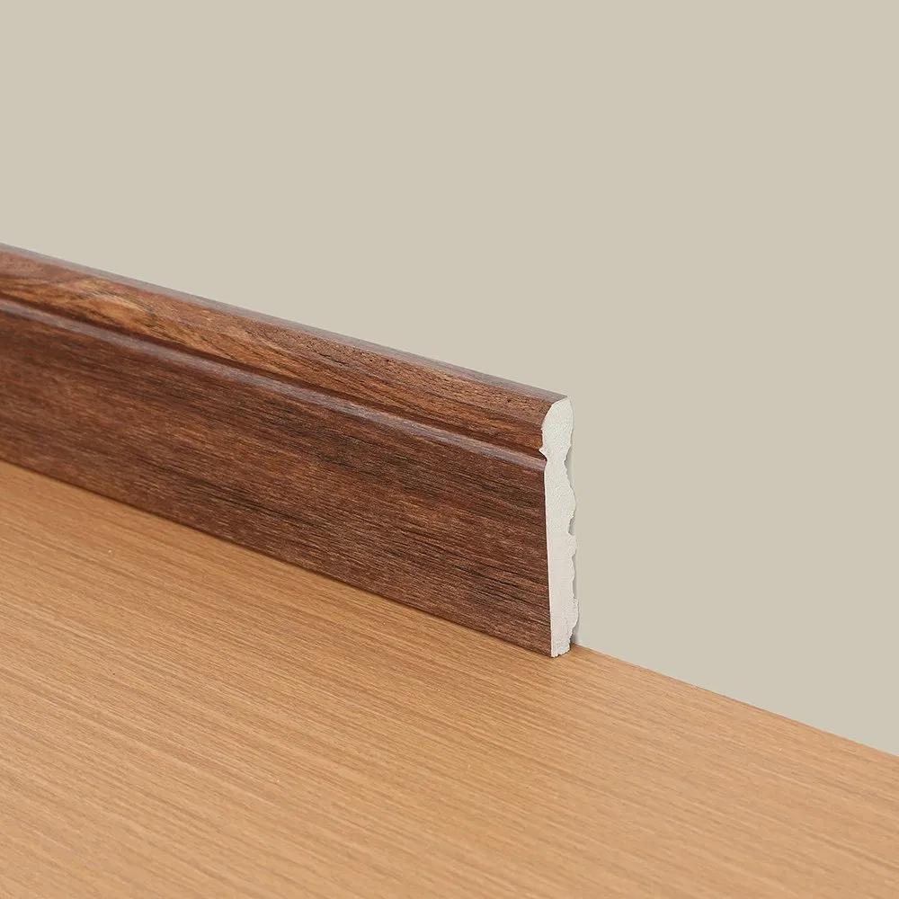 Modern White PS Skirting Lines Plastic Baseboard Flooring Molding