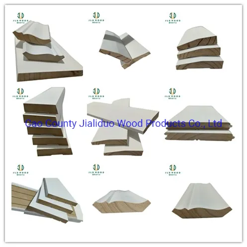 White Primed Solid Wood Door Jamb