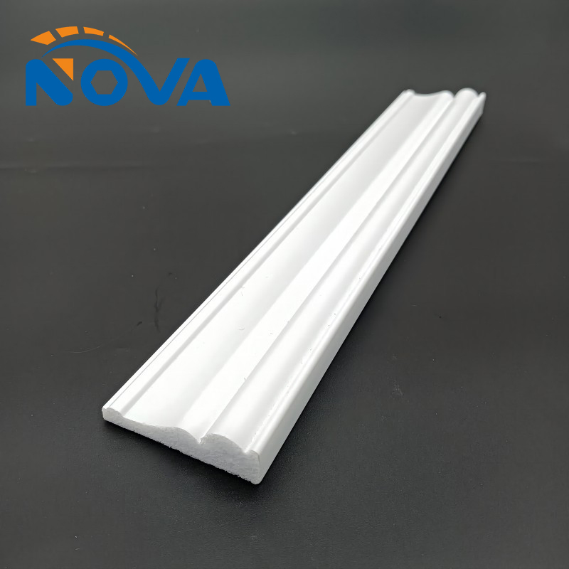 MDF Mouldings Modern Interior Decoration Moulds Waterproof Skirting Baseboard Moulding