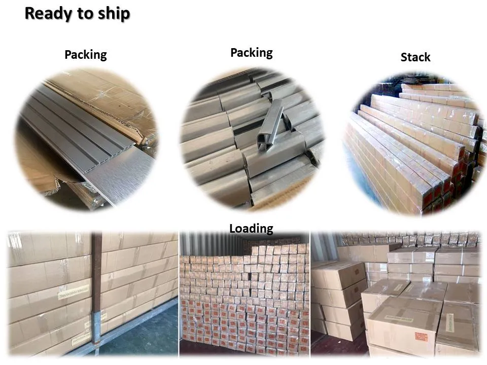 Aluminum Skirting PVC Plinth