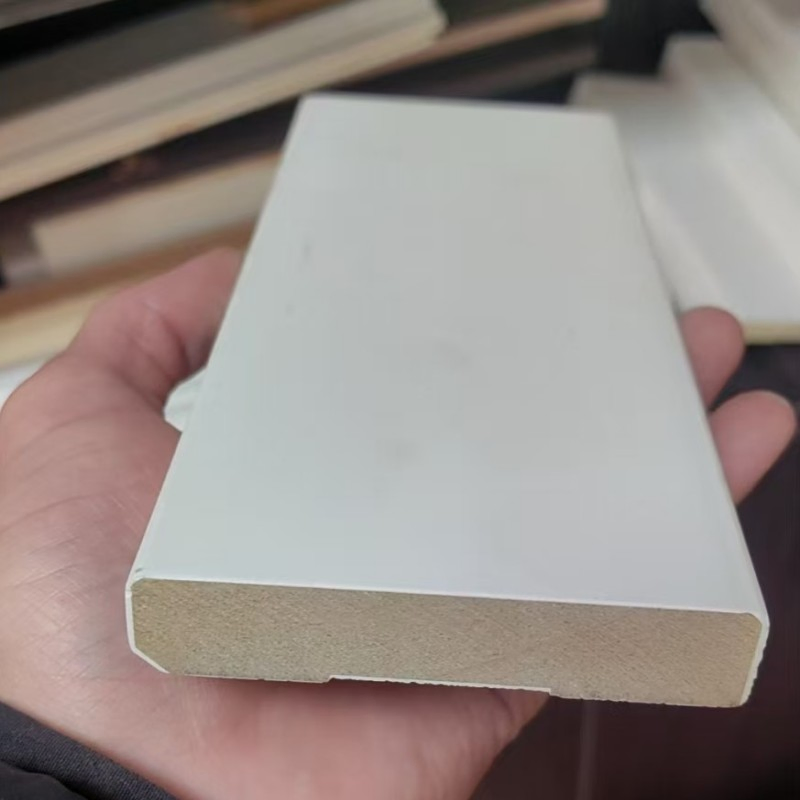 Home Decorations Crown Moulding Woodmateria Cornice Ceiling Molding Wall Moulding White Primed Wall Trim Baseboards Skirting Boards Door Jamb Wood Mouldings