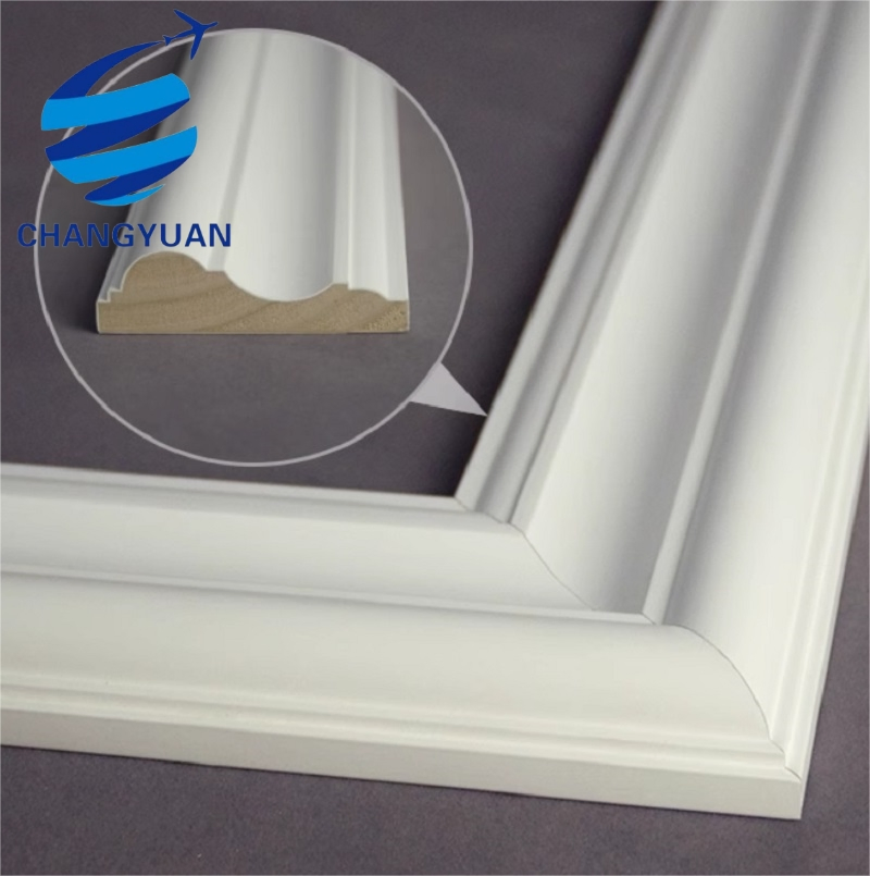 Home Decor High Quality Decorative Mouldings Exquisite Wall Ceiling Hard Lustrous Finish Primed Decorative Mouldings