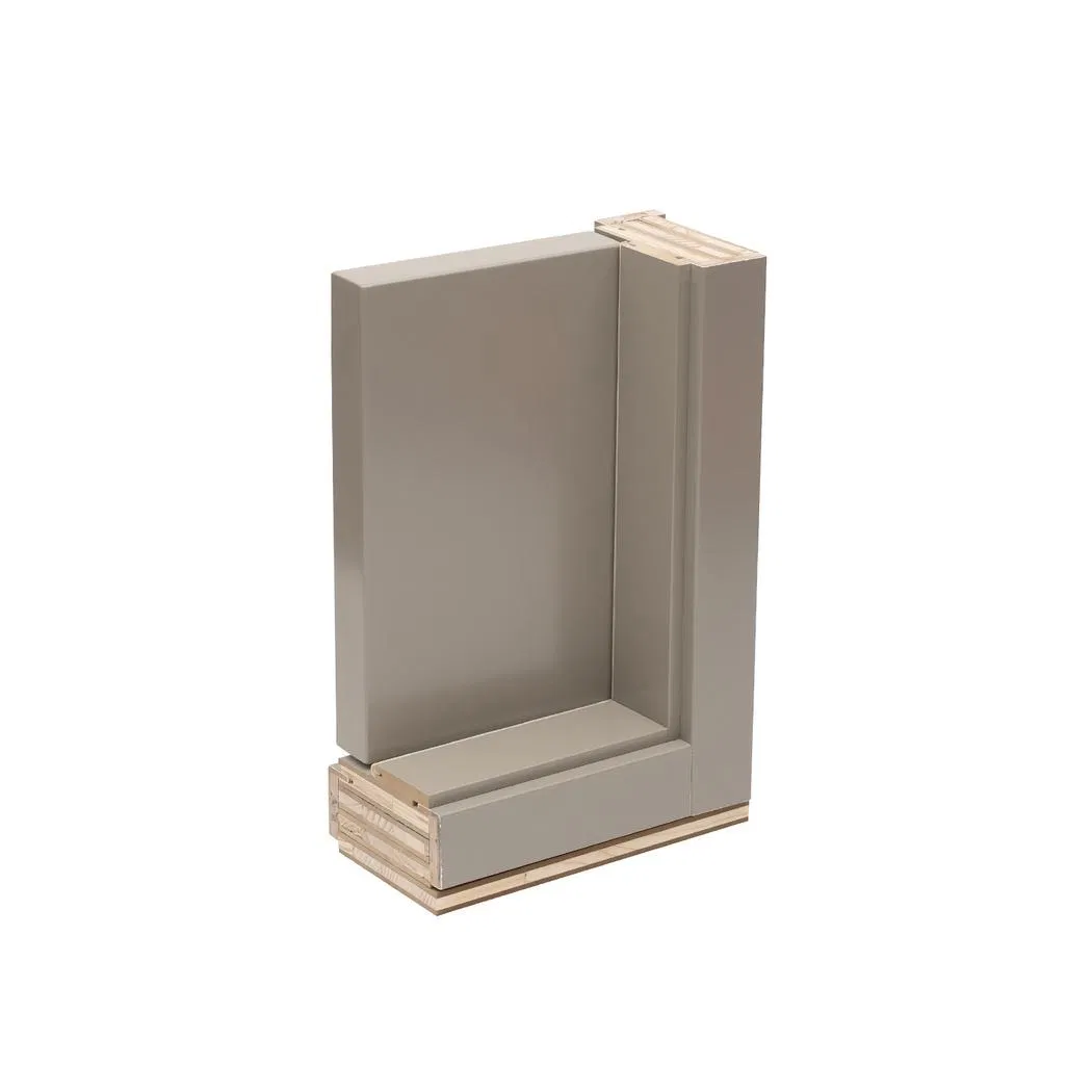 Custom Wooden Door Frame and Window Set by Jurun Shandong