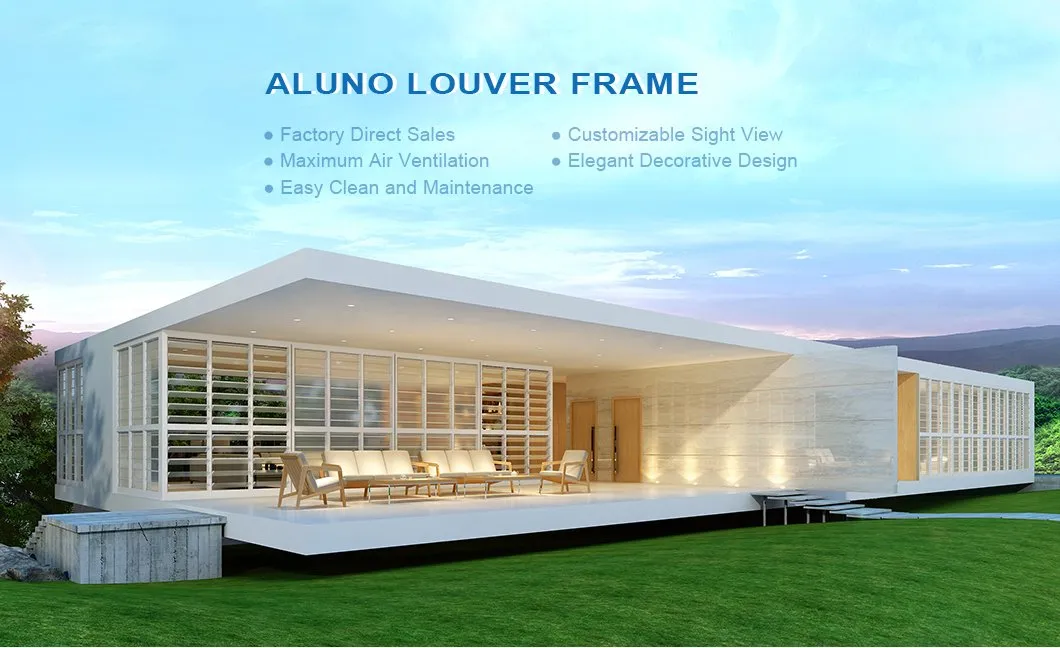 Louver Glass Window Frames