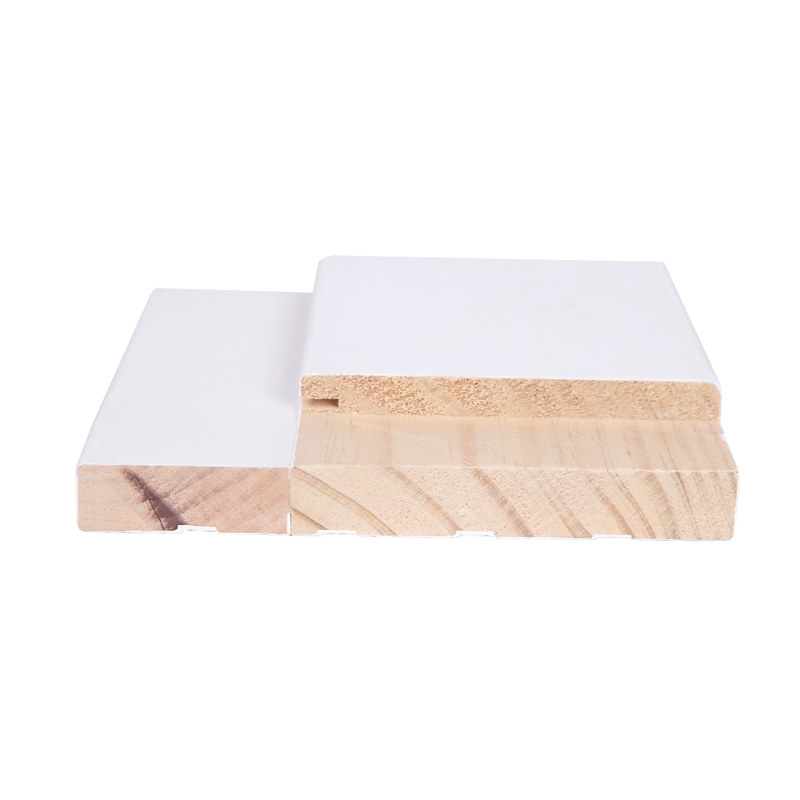 Elegant Fj Primed Decorative Pine Door Frame for Modern Interiors