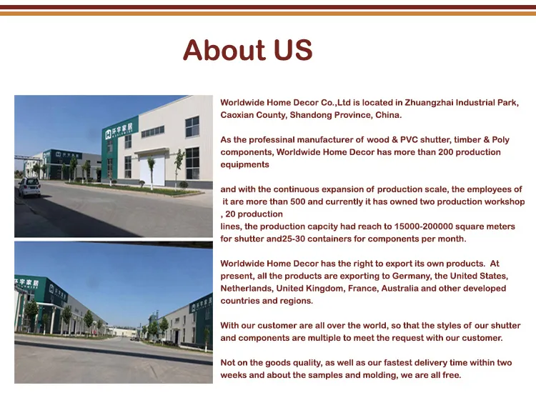 Plantation Shutter Detail 2