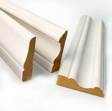 Baseboard Moulding Wood MDF Moulding Decorative Mouldinf Architecture Crown Moulding