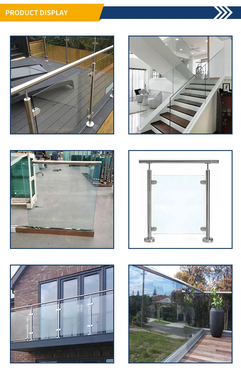 Handrail Glass Parapet Panels